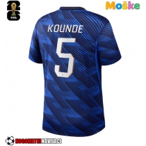 Moške Nogometnih dresov Francija Jules Kounde #5 Domači SP 2026 Kratki rokavi
